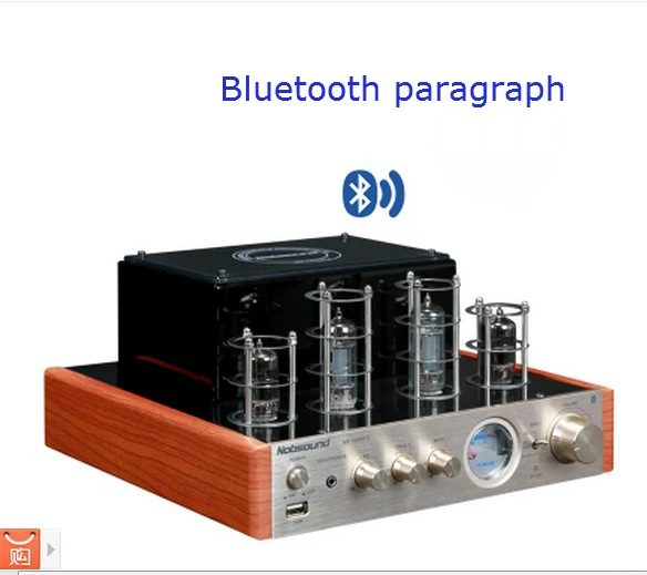 Nobsound MS 10D MKII Hifi 2 0 вакуумный трубчатый усилитель USB/Bluetooth домашний аудиоусилитель 25