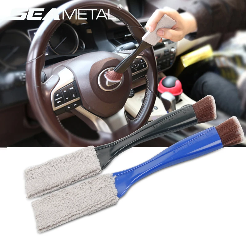 

Car Cleaning Brush Universal For Auto Phone Screen Compurter Window Soft Cleaner Detailing Clean Mat Dust Brushes Accessories