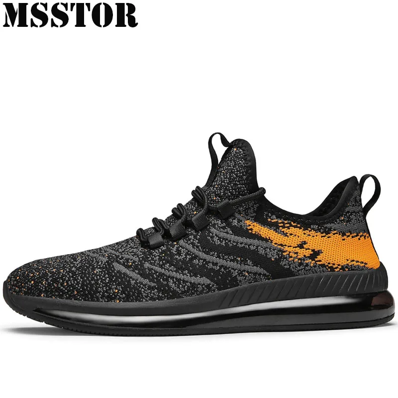 MSSTOR 2019 New Casual Fashion Running Shoes For Men Athletic Walking Sport Shoes Man Brand Breathable Knitting Sneakers Male MSSTOR 2019 New Casual Fashion Running Shoes For Men Athletic Walking Sport Shoes Man Brand Breathable Knitting Sneakers Male