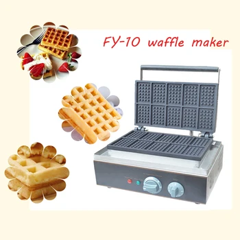 

1pc FY-10 square for waffle maker waffle grill cake oven/ waffle machine/Ten grid waffle machine