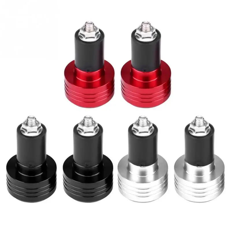 1 Pair Of 22mm Universal Aluminum Motorcycle Grip Handlebar Ends Weight