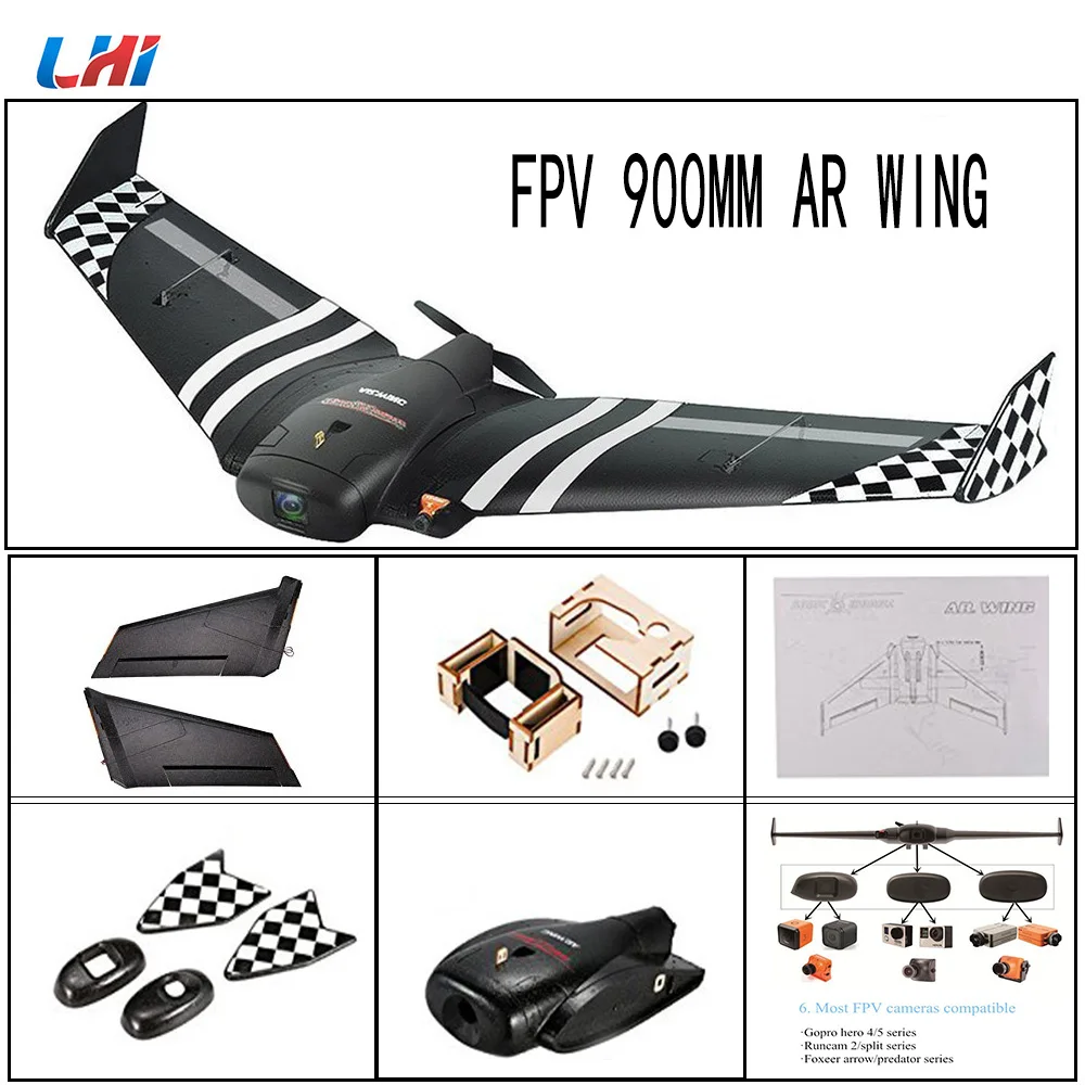 Новый Топ AR. Wing 900 мм размах крыльев EPP FPV летающее крыло фиксированное RC самолет