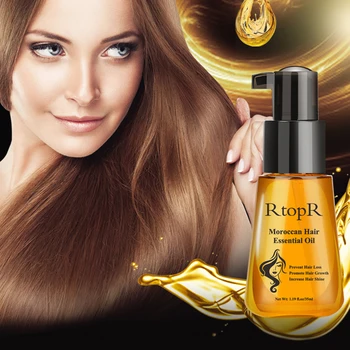 

35ML Morocco Hair Essential Oil Multi-functional Hair Care Prevent Hair Loss Increase Hair Shine for Dry Types & Scalp TSLM2