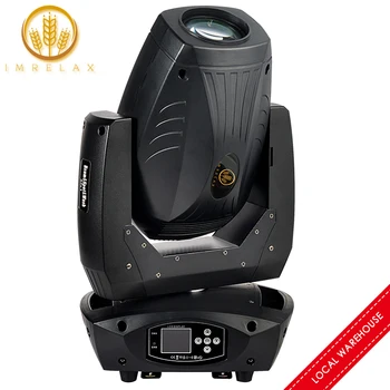 

IMRELAX New 200W LED Beam Spot Wash 3in1 Moving Head Light Plus ZOOM Features 18 Channels DMX DJ Disco Light With Carton Package