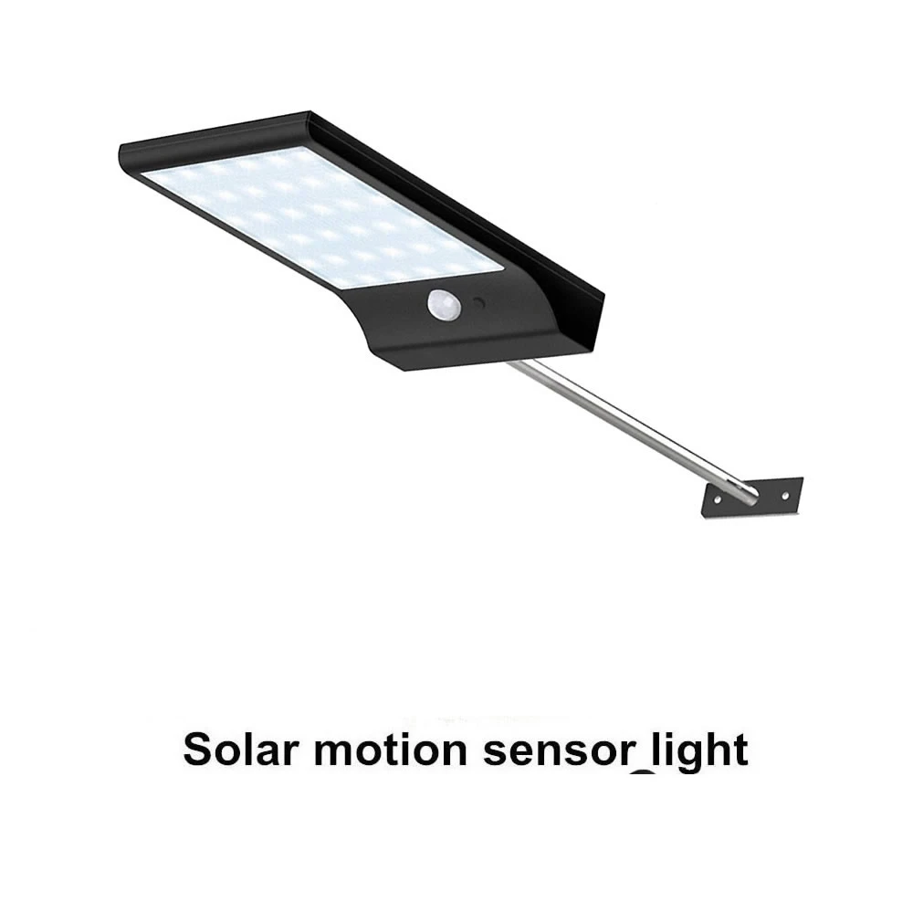 

Aluminum pole 45/36 LED motion sensor Solar Street light 3 modes Outdoor solar light wall lamp Waterproof Energy Saving Yard Pa