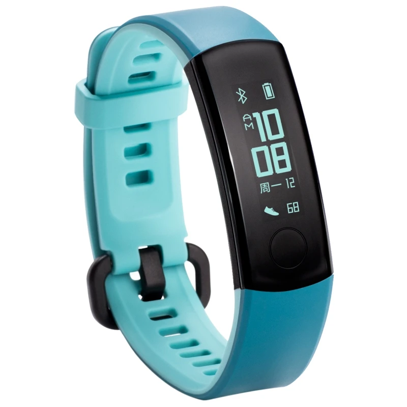 Смарт браслет Huawei Honor Band 3 двухцветные браслеты для плавания экран OLED 0 91 дюйма