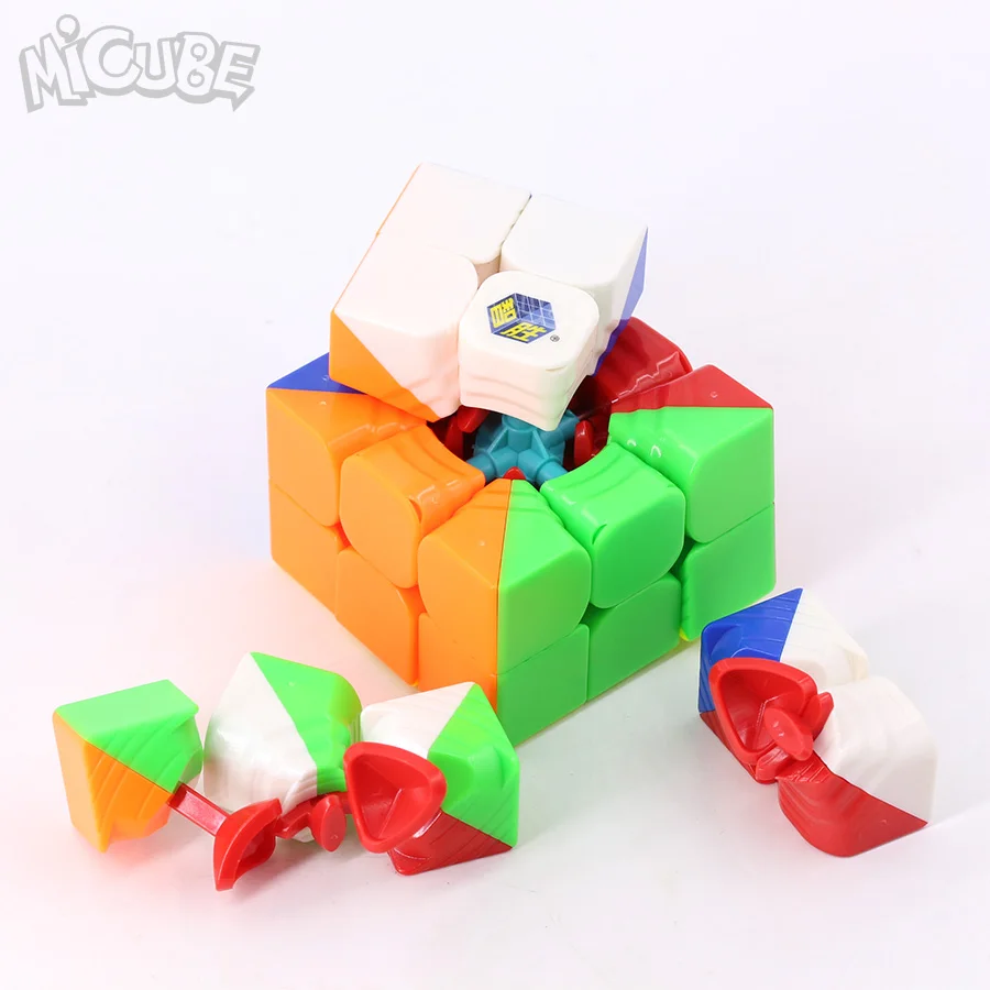 Yuxin Little Magic 3x3x3 магические кубики 3x3 скоростной кубик черный/Stickerless Puzzle Cubo Magico 3*3 игрушки для детей 3x3 Zhisheng