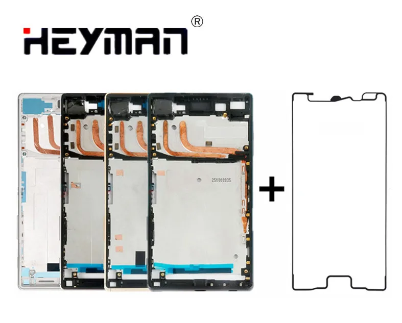 

Heyman Middle Front Frame Bezel Housing For Sony Xperia Z5 E6603 E6653 E6633 E6683 LCD Screen Holder Frame Repair Parts+Adhesive