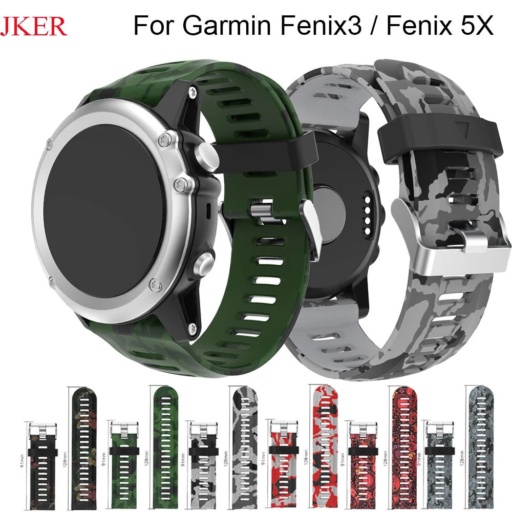 26 мм сменный ремешок для часов Garmin Fenix 5X спортивный силиконовый Fenix3 3HR |