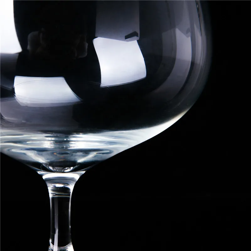 Элегантный Модный искусственный выдувной бокал вина бессвинцовый Хрустальный винный бокал 200 мл широкий живот бокал для бренди 6 шт./компл