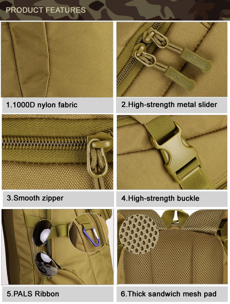 25L военный рюкзак снаряжение Водонепроницаемый Тактический штурмовой пакет Студенческая Школьная Сумка для кемпинга охота, треккинг путешествия