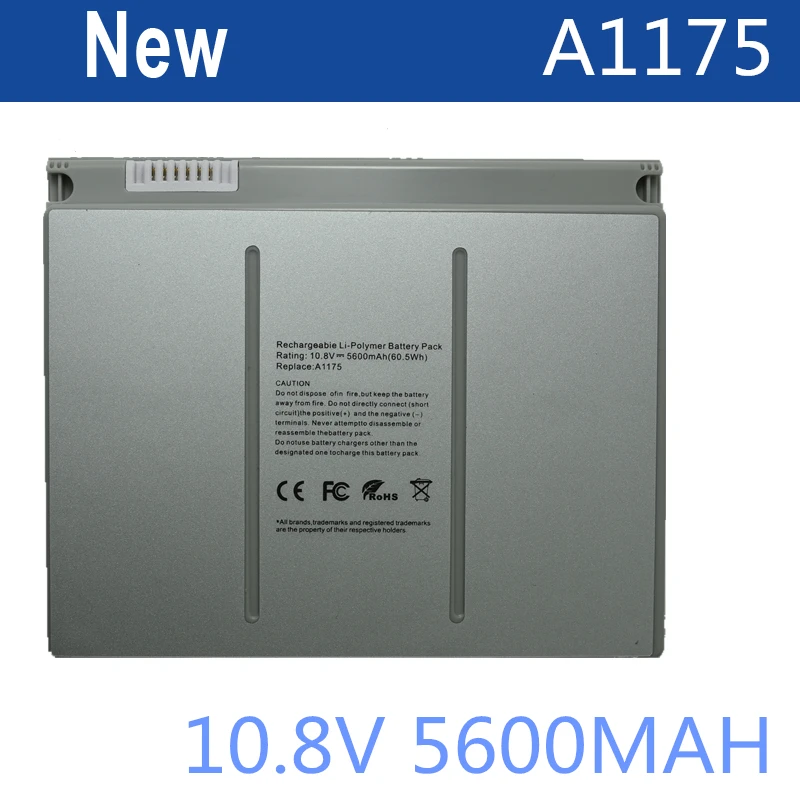 

Li-polymer Replacement Laptop Battery A1175 MA348 For Apple for MacBook Pro 15" A1150 A1260 MA463 MA464 MA600 MA601 MA610 MA609