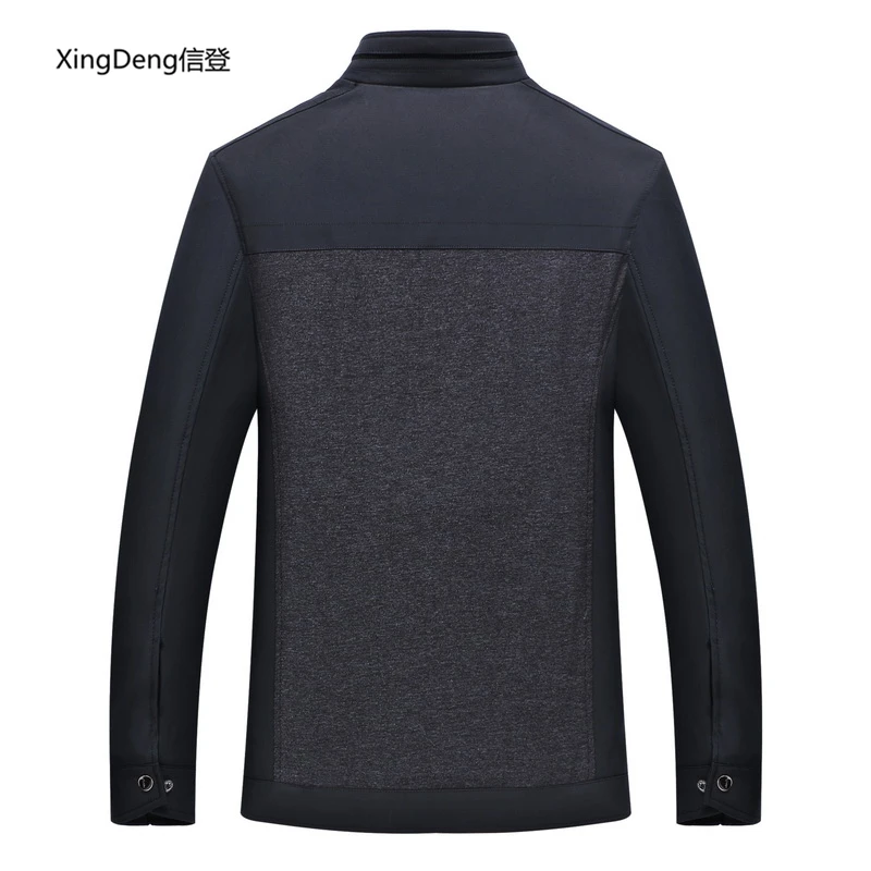 Новинка 2018 повседневная однотонная бейсбольная куртка XingDeng Мужская весенне