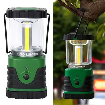 

500LM Portable Outdoor Camping Hiking Lantern Bright LED Light Tent Hang Lamp