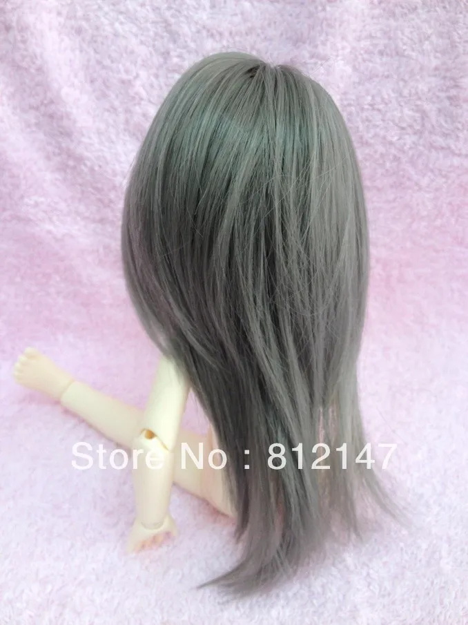 BJD парик(серый)(для куклы 1/6BJD