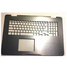 GZEELE верхний регистр для Dell Inspiron 17 7778 17," 2 в 1 Упор для рук США клавиатура ободок крышки серебро D14PH 0D14PH 460.08509.0001