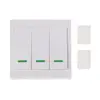 Wall Panel Wireless Remote Transmitter 433MHz RF 1 2 3 Button Remote Control Switch Sticky Smart Wall Panel Transmitter ► Photo 1/6