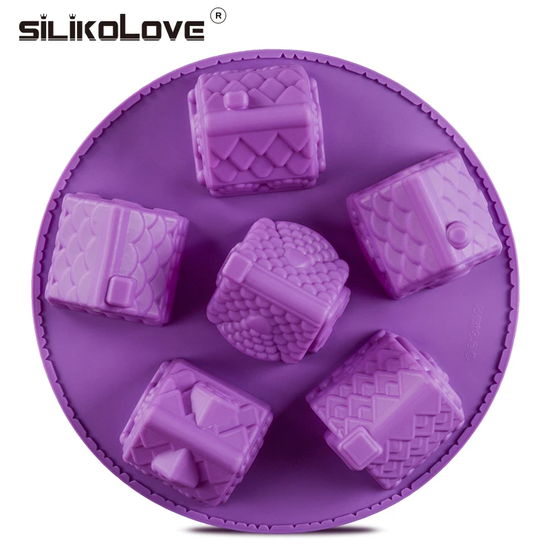 SILIKOLOVE Хэллоуин 3D форма замка торт Силиконовая форма Шоколадные формочки для печенья Пудинг Форма для украшения торта DIY Инструменты для выпечки