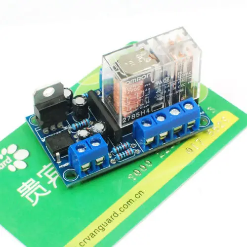 

UPC1237 Dual Channel Speaker Protection Board Kits Boot Mute Delay AC12-24V 200W Omron relay delay