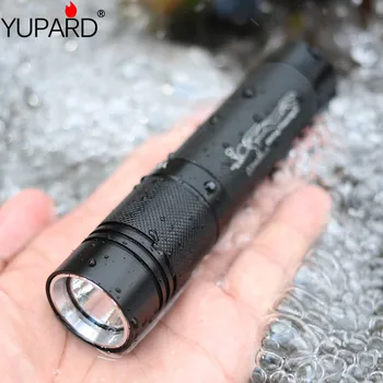 

YUPARD Diving diver 50m Waterproof underwater Flashlight XM-L2 T6 LED Torch White yellow Light lamp torch+18650 battery+charger