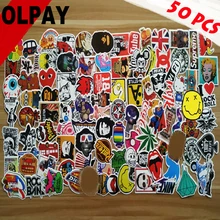 

50 Pcs Automotive Interior Stickers Mini Color Sticker PVC Waterproof Stickers For Motorcycle Car Accessories