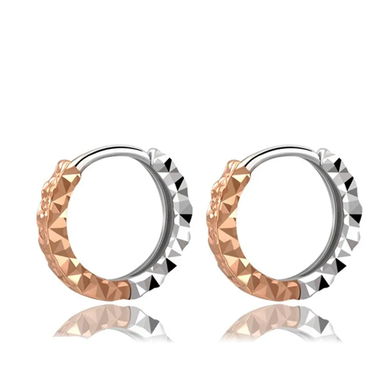 18K Gold Women Accessories Vintage Retro Small Hoop Earrings 2 Tone Hoop Earrings Gold Rose New Earrings Fashion Jewelry 10mm 12
18K Gold Women Accessories Vintage Retro Small Hoop Earrings 2 Tone Hoop Earrings Gold Rose New Earrings Fashion Jewelry 10mm 12