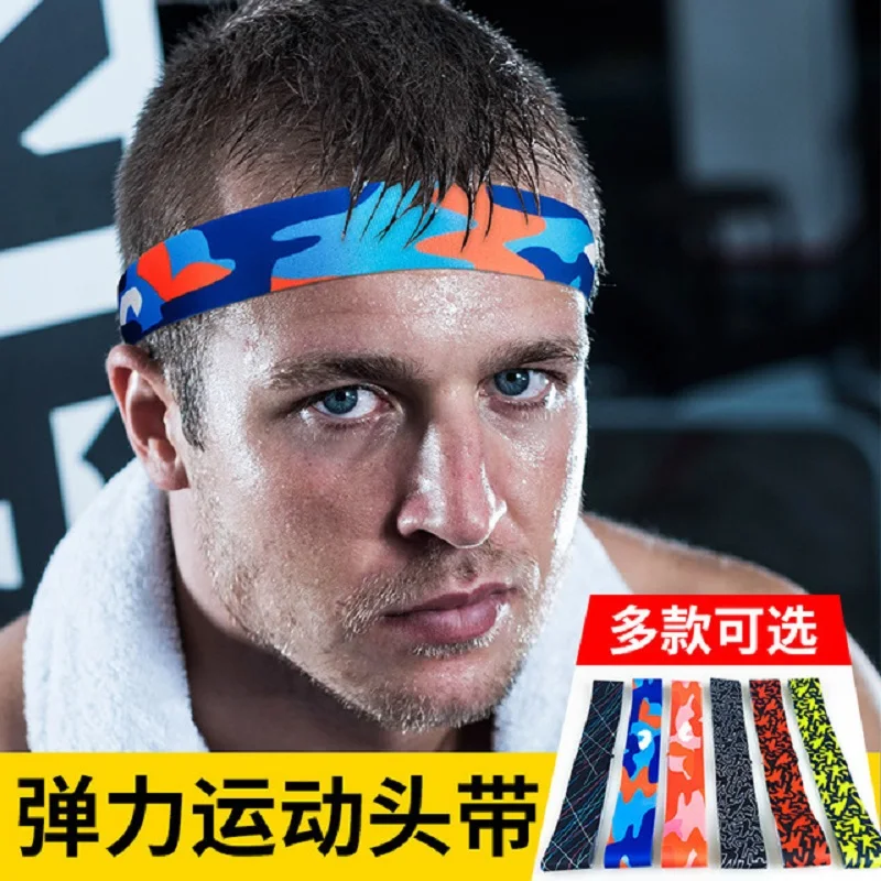 Эластичные головы Sweatband мягкие Бег Йога Пот Группа для мужчин женщин фитнес