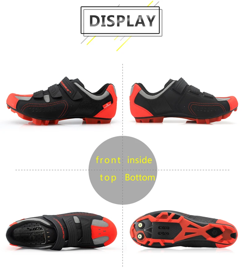 sidebike cycling shoes mtb man women racing bicycle MTB shoes mountain bike sneakers professional self-locking breathable