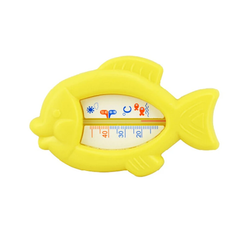 1 шт. пластиковая Ванна датчик для воды термометр милые детские термометры для ванны игрушки плавающие водяные Термометры поплавок в форме рыбы безопасный