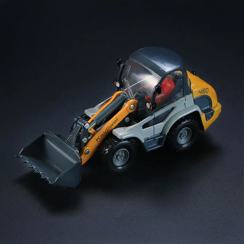 Bulldozer Toy Models Alloy Metal Simulation Mini Toys Excavator Diecast
