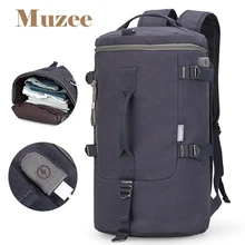 Muzee High Capacity Travel Bag New Arrival Cylinder package Multifunction Rusksack Male Fashion Backpack Drop Shipping