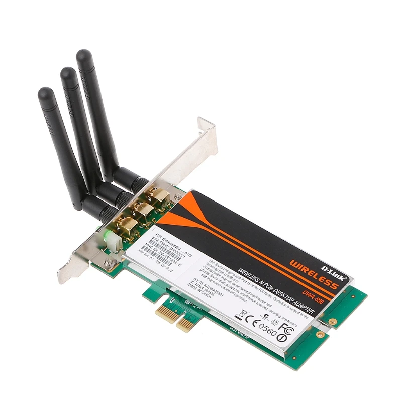 DWA-556 беспроводной Xtreme N PCI-E настольный адаптер WiFi карта низкопрофильный SFF