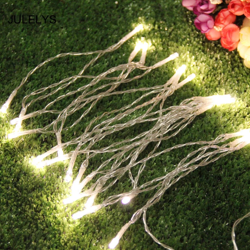 

JULELYS AA Battery Decorative LED Lights Festoon LED String Holiday Party Birthday Wedding Christmas Garland Room Light Chain
