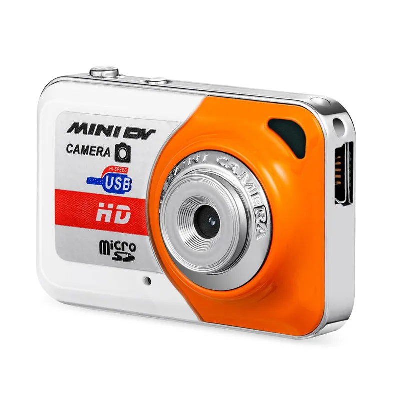 orange HD 1280*1024 Ультра портативная мини камера видео рекордер цифровая маленькая камера Поддержка TF карта микро безопасная цифровая карта памяти - Цвет: orange