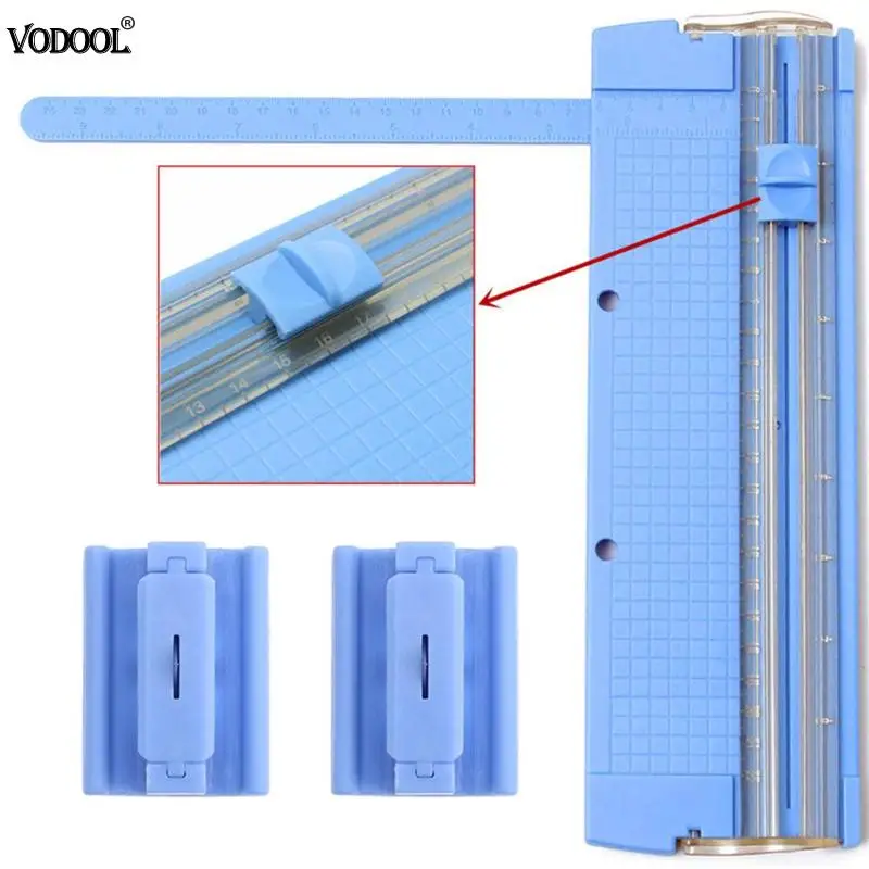 

VODOOL Portable A4 Precision Paper Card Art Trimmer Photo Cutter Cutting Mat Blade School Office Cut Kit Supplies Stationery