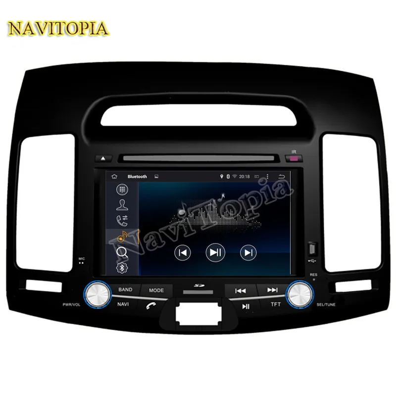 Discount Ectwodvd Octa Core/Quad Core 4G/2G Android 9.0 Car DVD Multimedia Player for Hyundai ELANTRA 2007 2008 2009 2010 2011 6