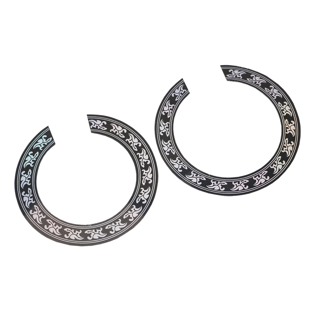 

38 39 inch/ 40 41 inch/Size Hard PVC Guitar Circle Sound Hole Rosette Inlay for Acoustic Guitars Decal Accessories