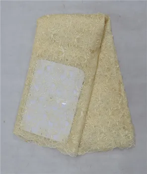 

Latest African Laces Embroidered French Tulle Net Lace Fabrics For Wedding Nigerian African French Tule Lace Fabrics 16 30QW