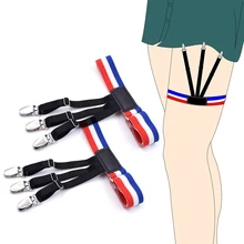 1 Запонки для хранения подвязки регулируемые держатели водоотталкивающий ремень рубашка подтяжки для носков эластичные нейлоновые держатели для носков без зажима ремень