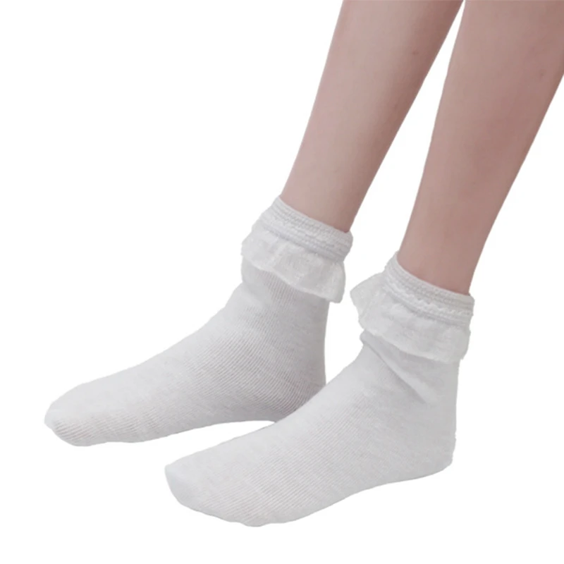 

BJD SD Doll Clothes Accessories Lace Socks Solid Color Cotton Sock For Dolls Dress Up Clothes Anklets For Doll Toys For Children