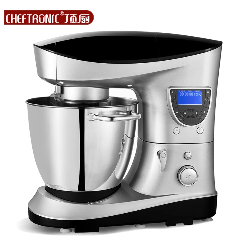 220V 7L Multifunctional LCD Electric Dough/Milk/Cake Mixer Milkshake Beater Eggs Food Blender Auto Heating Function