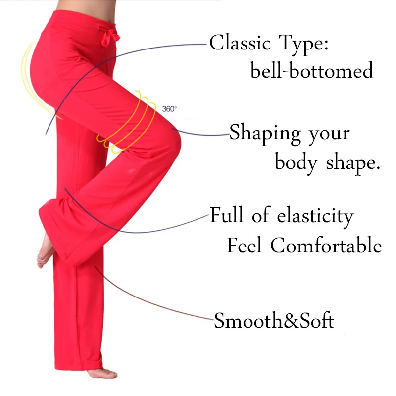 Model Plus Size Yoga Pants High Waist Sport Leggings Fitness Sportswear Women Gym Exercise Running Workout Wide Leg Pants