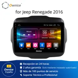 Ownice K1 K2 Android 8,1 восемь основных для джип Ренегат 2016 автомобилей Радио DVD плеер с JPS и навигацией поддержка 4G 2 GB Оперативная память 32 ГБ