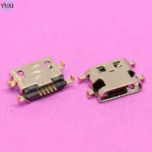 10 шт. разъем Micro USB 5pin B type Разъем для huawei G7 lenovo A708T S890 Alcatel 7040N 5 pin зарядное устройство док-станция разъем для зарядки