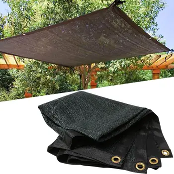 

Black Sunshade Net Three Pin Edge Sealing SunShade Net For Garden Home Supplies