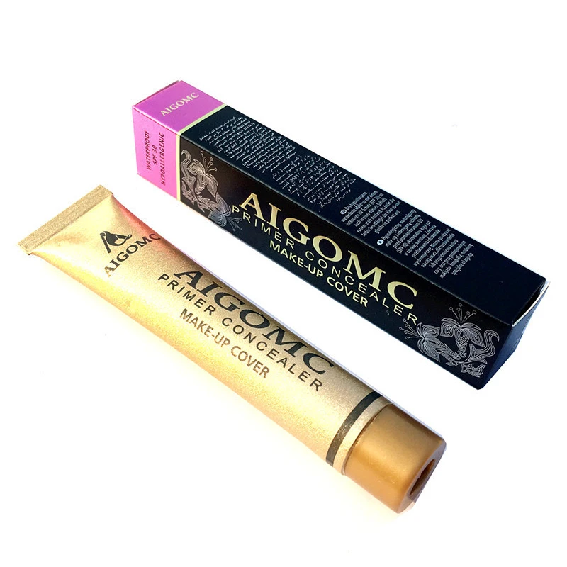 AIGOMC новинка Лидер продаж макияж 14 цветов основа под крышка консилер крем