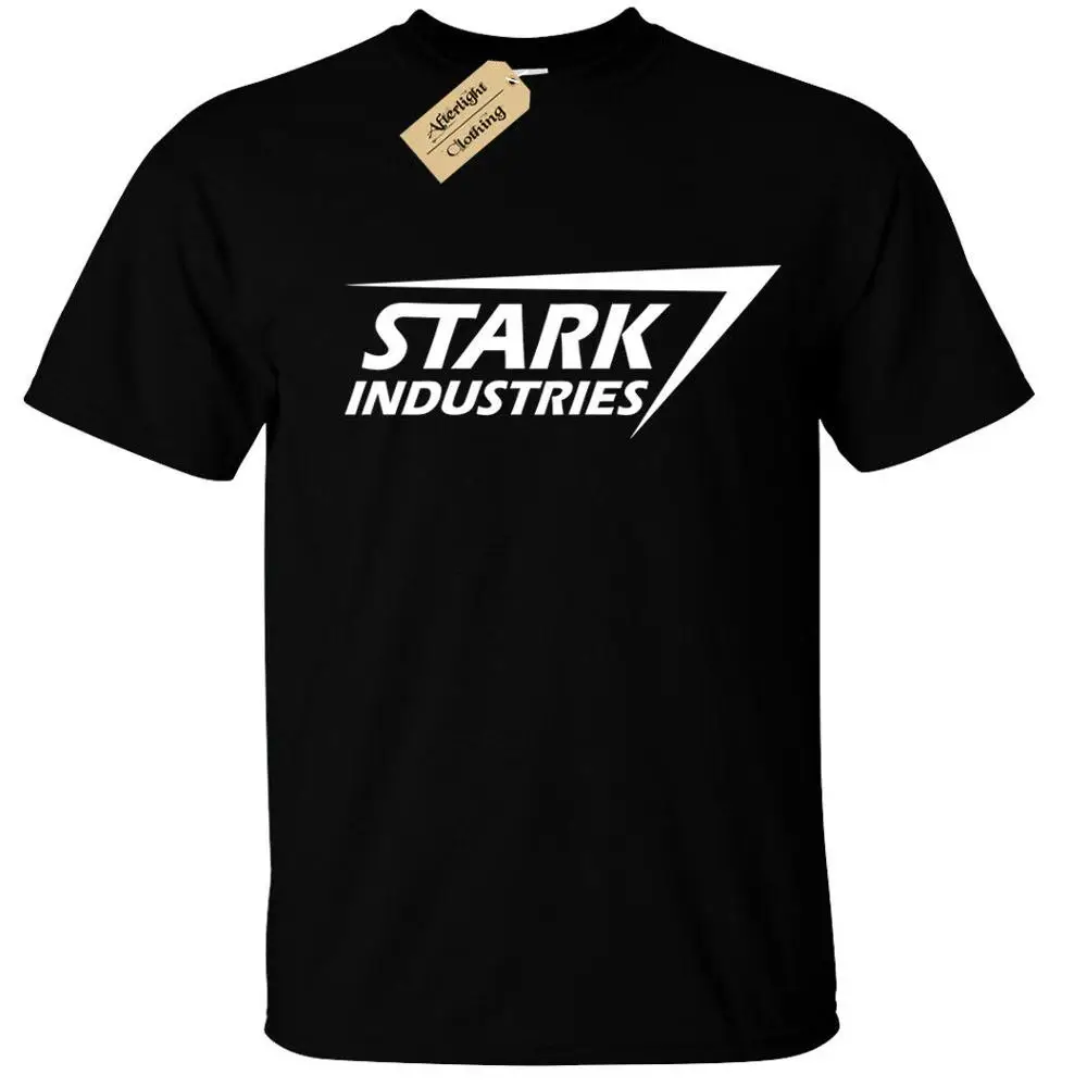 Мужская футболка Stark Industries Tony Nerd Arc Film Geek Comic Shield модная брендовая уличная одежда