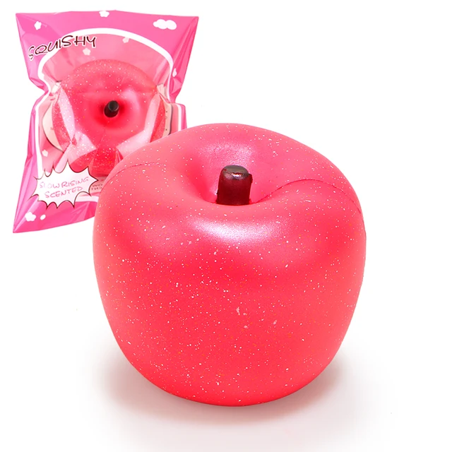 Buy 1Pcs 12cm Jumbo Red Apple Squishy Scented Super