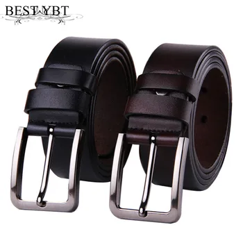 

Best YBT Men Belt Imitation leather Alloy Pin Buckle Belt Fashion Casual Business Affaris High Quality Personality Belt