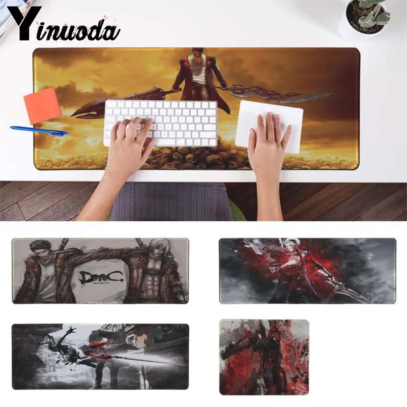 Yinuoda Custom Skin Devil May Cry Large gaming Mouse pad PC Computer mat mouse mat high quality DIY picture with edge locking Yinuoda Custom Skin Devil May Cry Large gaming Mouse pad PC Computer mat mouse mat high quality DIY picture with edge locking
